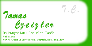 tamas czeizler business card
